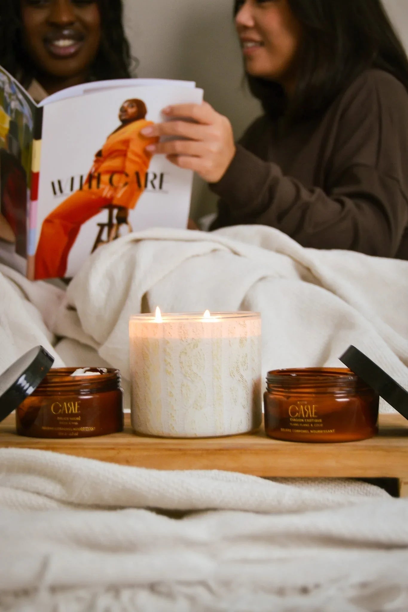 Beurre corporel nourrissant WITH CARE : la solution idéale pour les peaux très sèches en hiver