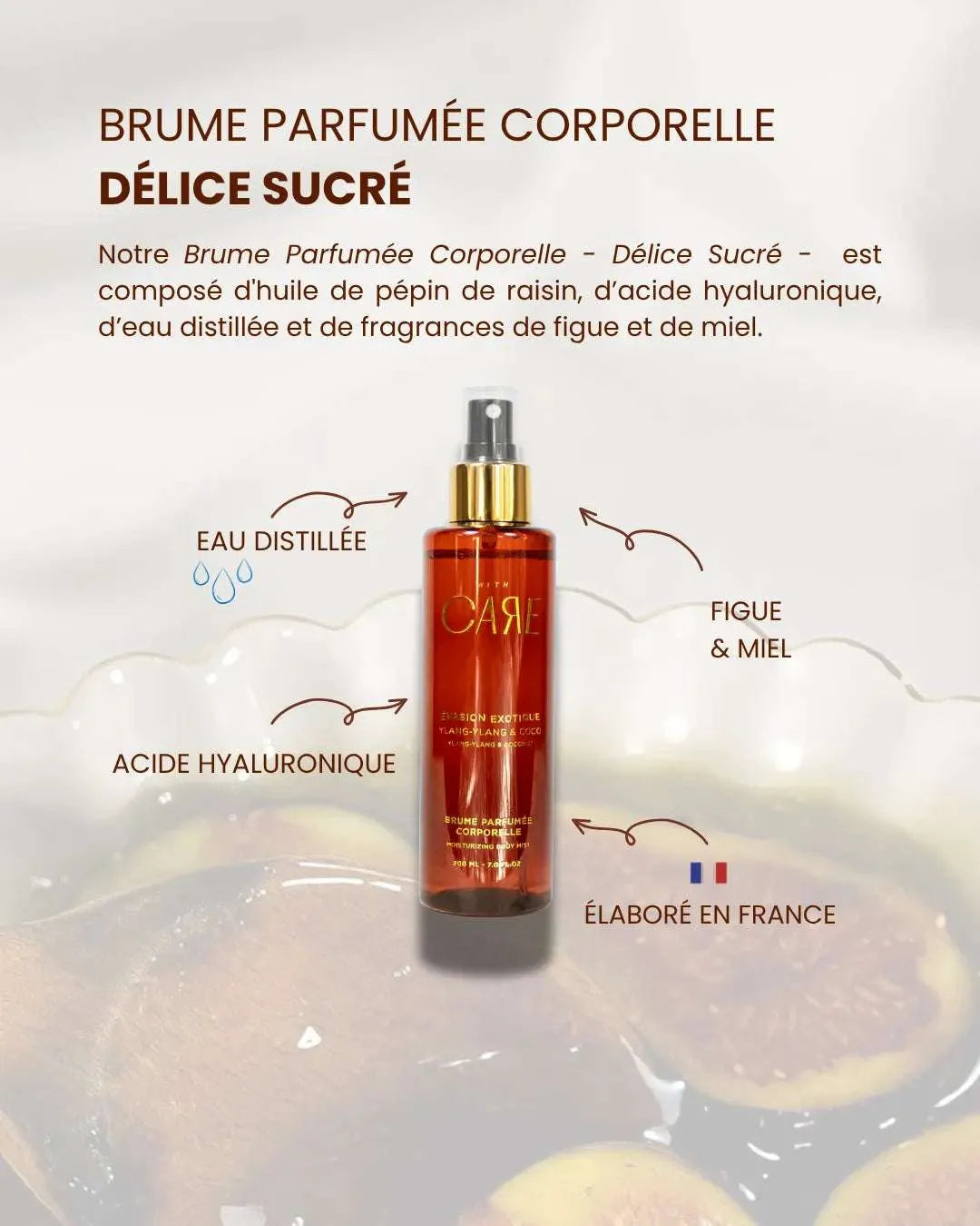 Brume hydratante Figue et Miel - 200mL