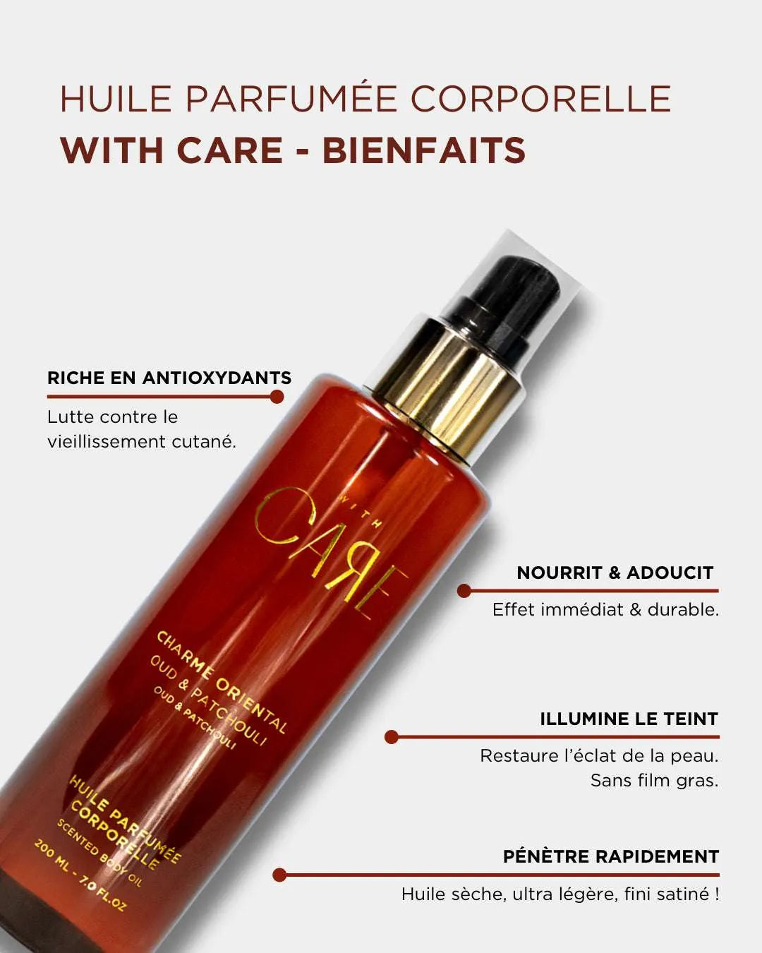 Huile corporelle Mangue et Papaye - 200mL