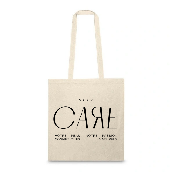 Tote Bag en coton  WITH CARE